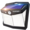CLAONER Solar Power 128 LED Lights PIR Motion Sensor Outdoor Security Lamp Wall